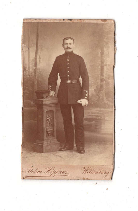 Fotografie Soldat - Wittenberg 1880er