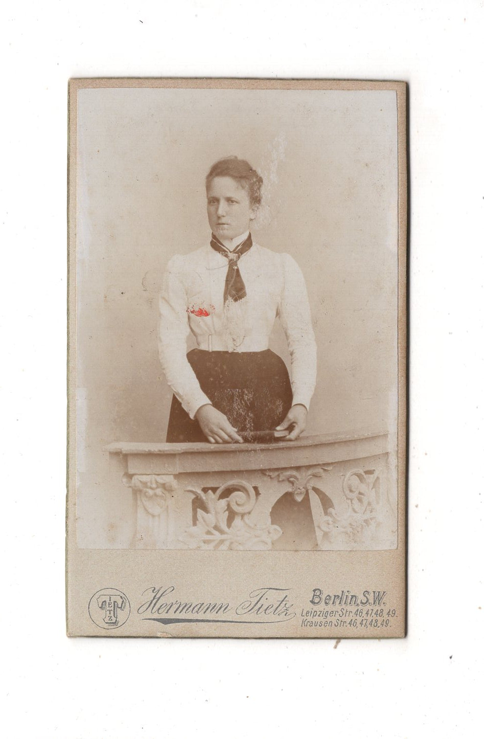 Fotografie Feine Dame - Berlin 1890er / CDV L1-33