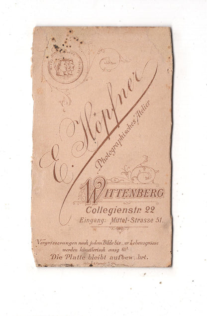 Fotografie Soldat - Wittenberg 1880er