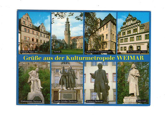 Ansichtskarte Kulturmetropole Weimar / Thüringen