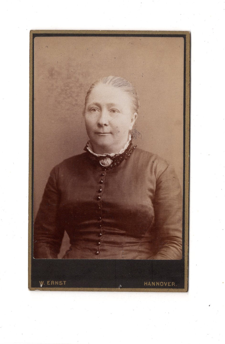 Fotografie Damenportrait - Hannover 1880er / CDV C1-12