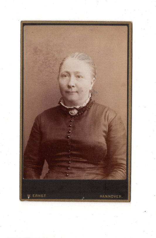 Fotografie Damenportrait - Hannover 1880er / CDV C1-12