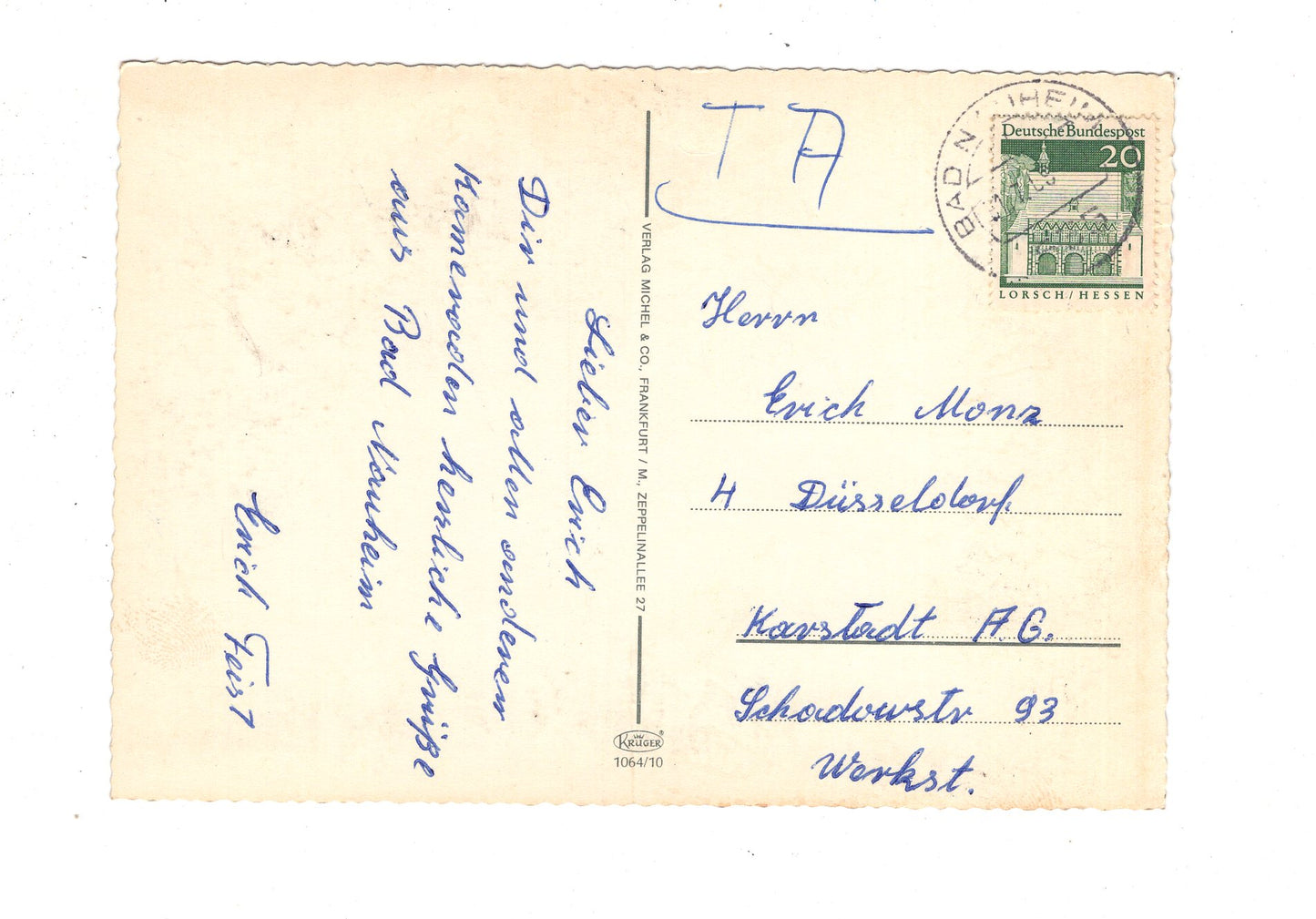 Ansichtskarte Bad Nauheim / Sprudelhof +++ / J1-57
