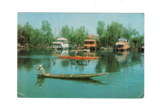 Ansichtskarte Dal Lake Shrinagar / Kashmir / Indien