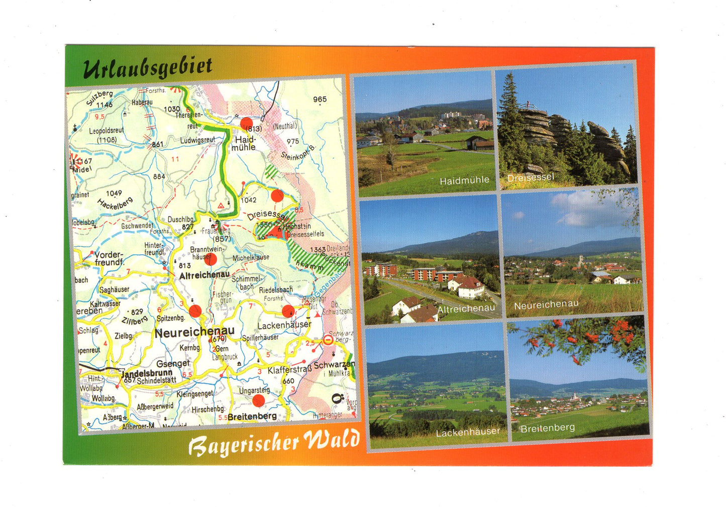 Ansichtskarte Bayerischer Wald / Lackenhäuser / Breitenberg +++