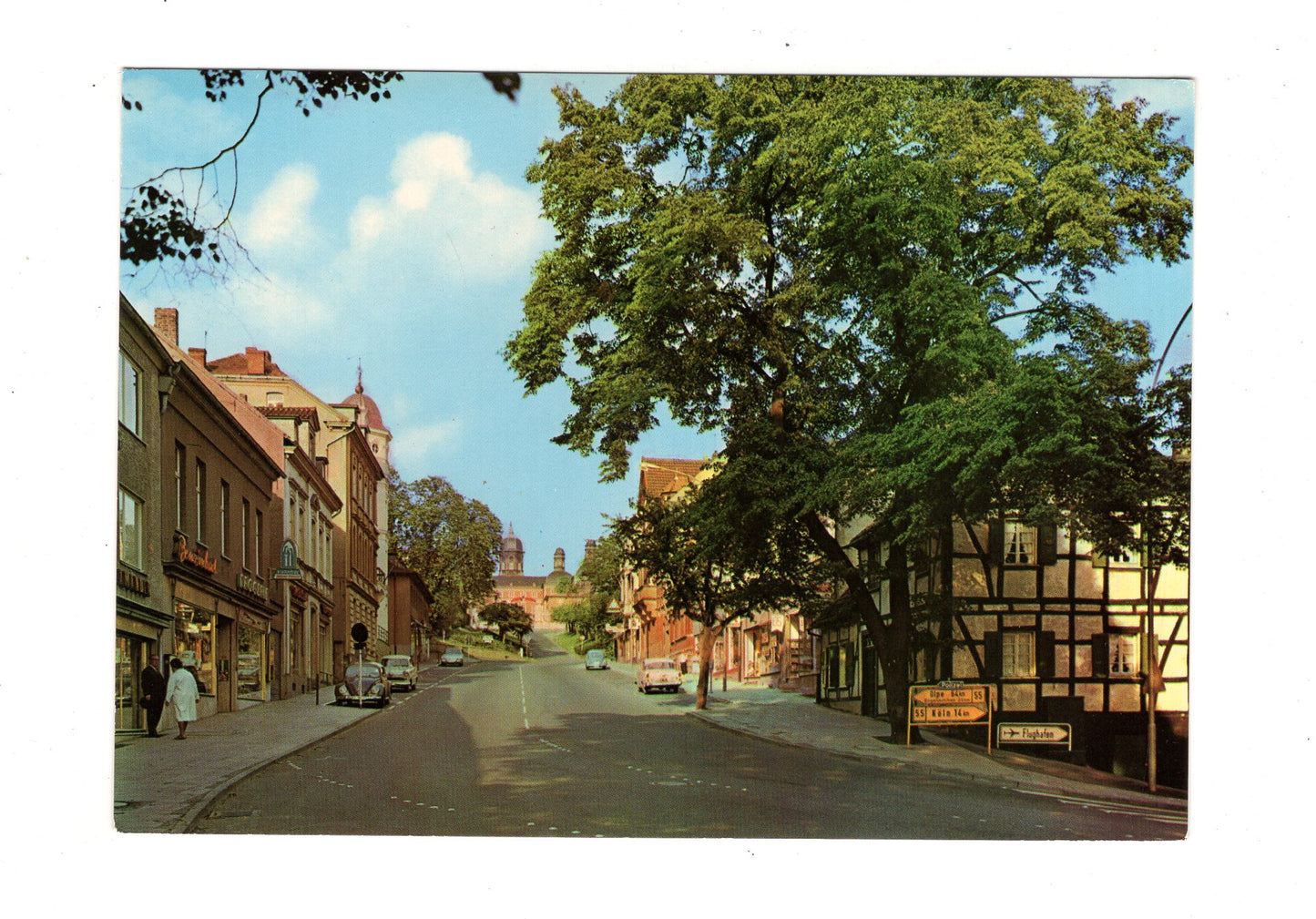 Ansichtskarte Bensberg / Schloss-Straße