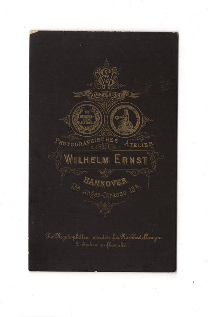Fotografie Damenportrait - Hannover 1880er / CDV C1-12