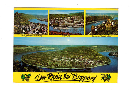 Ansichtskarte Der Rhein bei Boppard