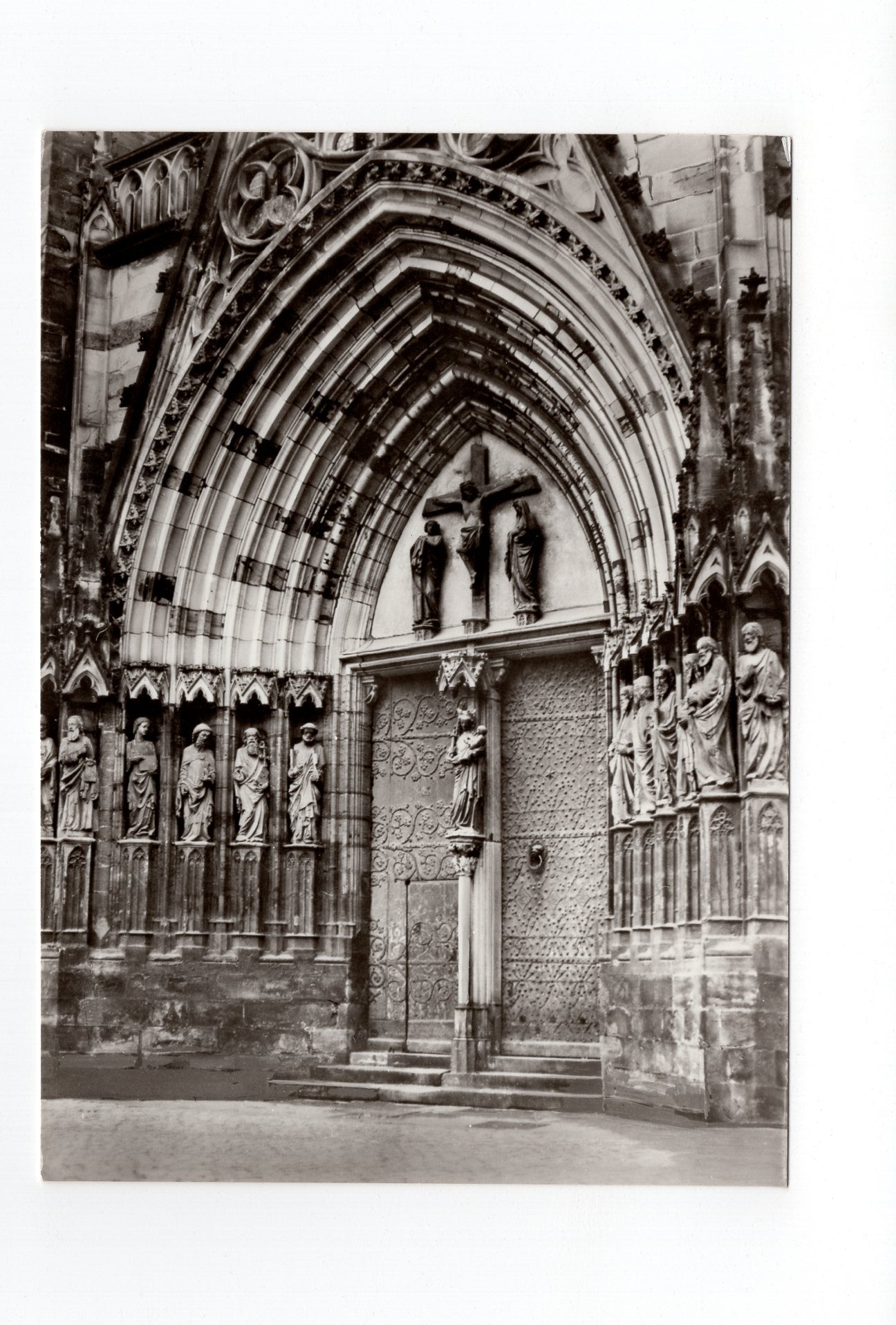 Ansichtskarte Erfurt / Marien-Dom / Apostelportal