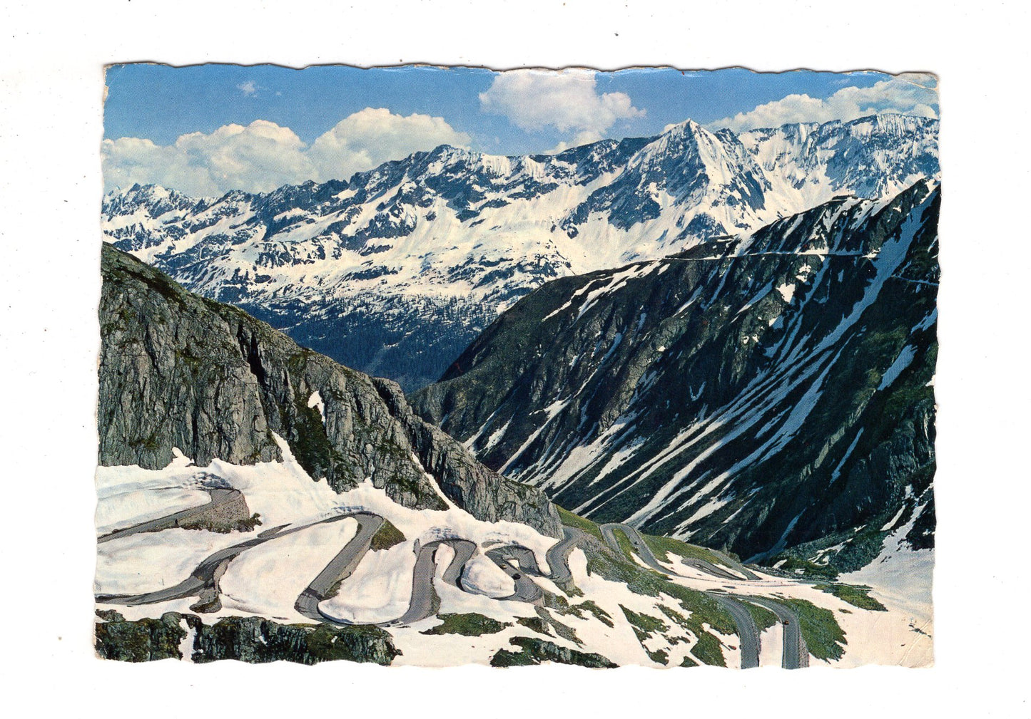 Ansichtskarte Gotthardpass / die Tremola / Schweiz