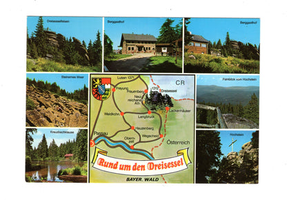 Ansichtskarte Rund um den Dreisessel / Bayerischer Wald