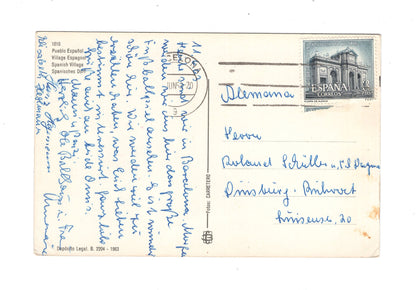 Ansichtskarte Pueblo Espanol / Barcelona / Spanien