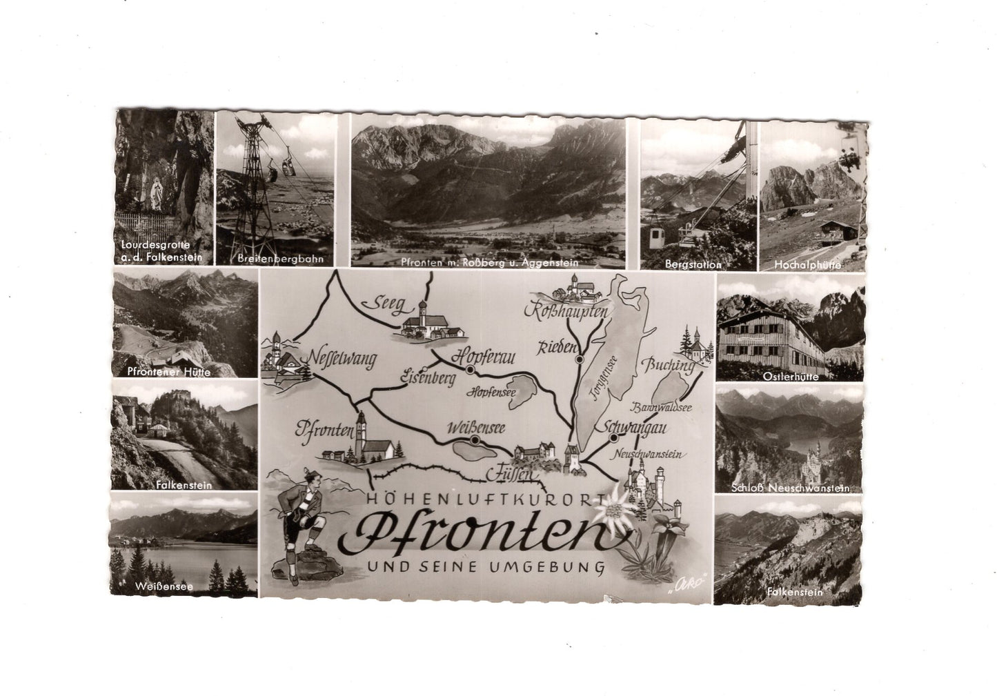 Ansichtskarte Pfronten und seine Umgebung