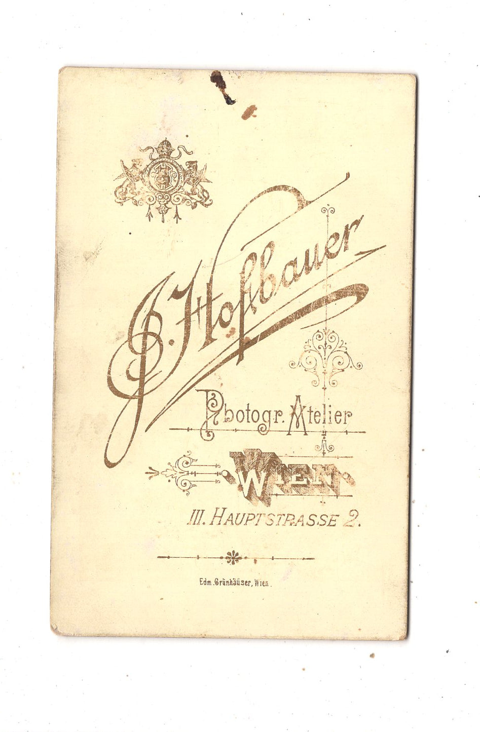 Fotografie Niedliches kleines Mädchen - Wien 1880er