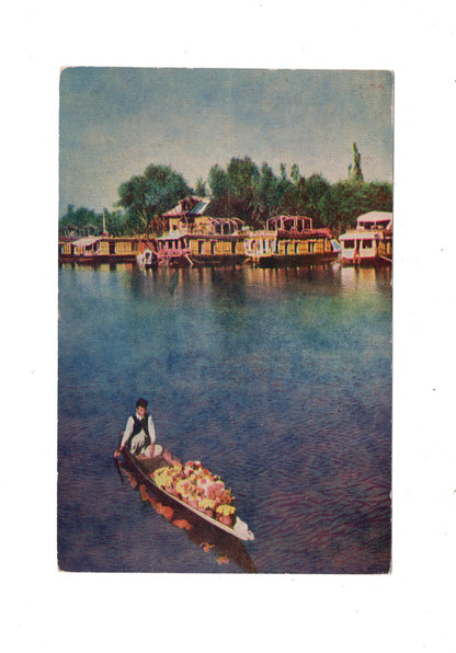 Ansichtskarte Kashmir / Flower Seller / Indien