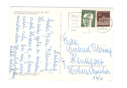 Ansichtskarte Pfronten im Allgäu / I1-61