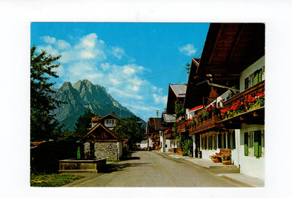 Ansichtskarte Garmisch-Partenkirchen / Frühlingstraße