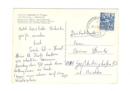Ansichtskarte Uttendorf im Pinzgau und Umgebung / Land Salzburg / Österreich