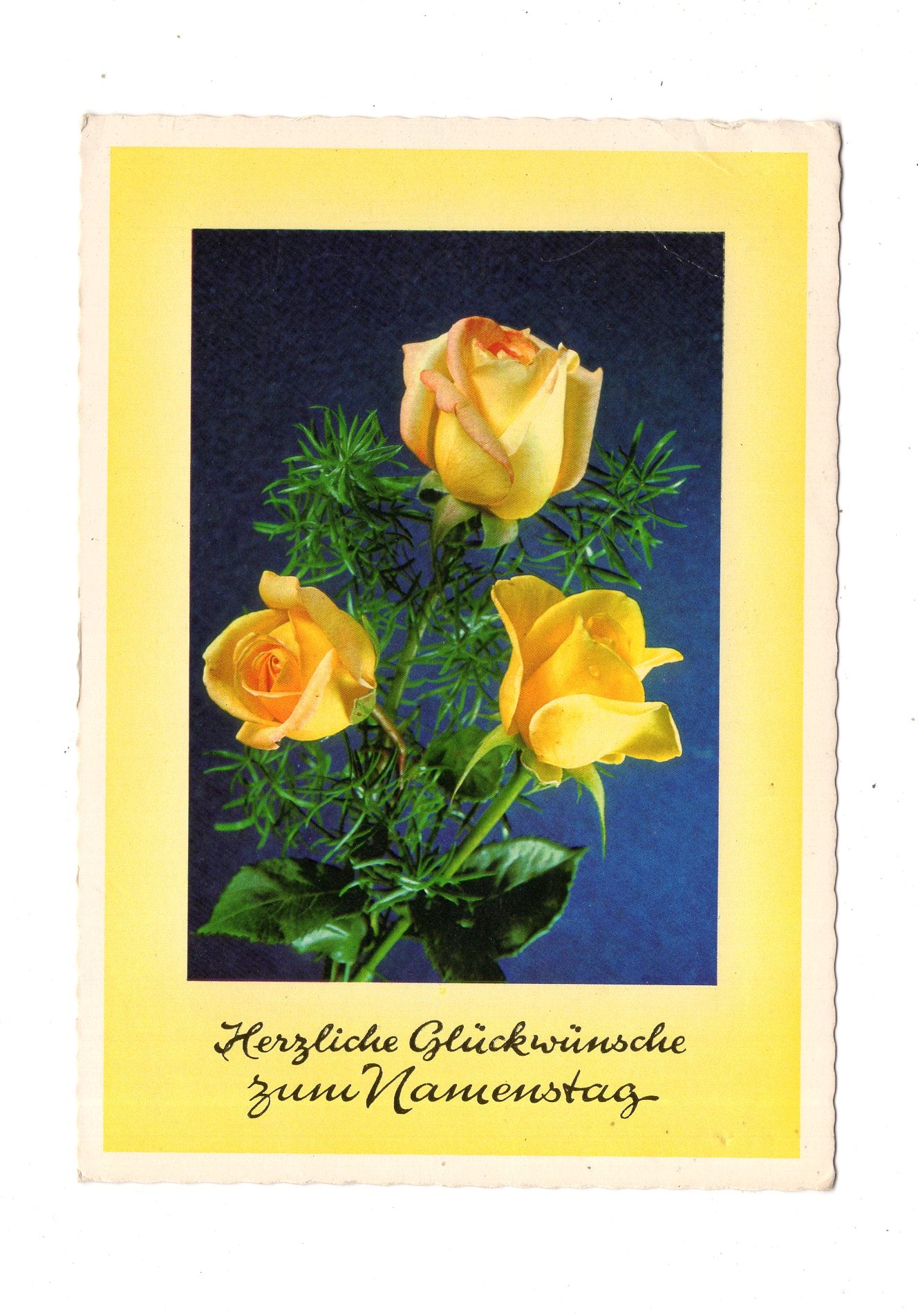 Ansichtskarte Glückwünsche / Glückwunsch zum Namenstag / L1-64