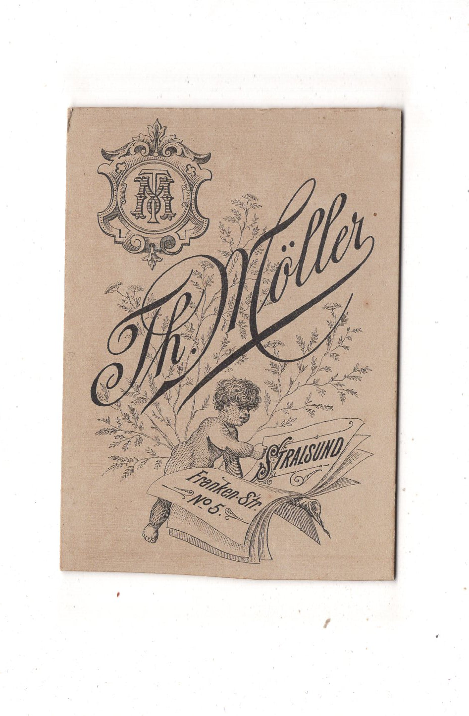 Fotografie Niedlicher kleiner Junge - Stralsund 1880er / CDV M1-15