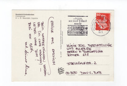 Ansichtskarte Garmisch-Partenkirchen / Frühlingstraße