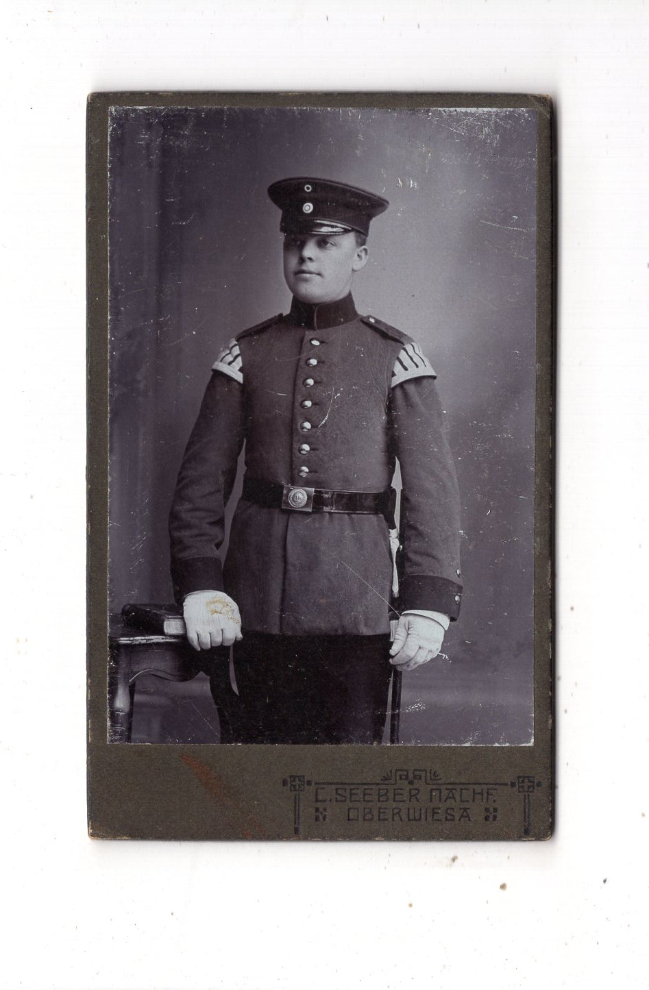 Fotografie Soldat - Oberwiesa 1900er
