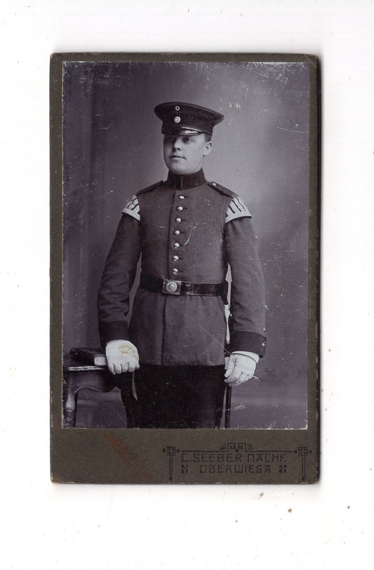 Fotografie Soldat - Oberwiesa 1900er