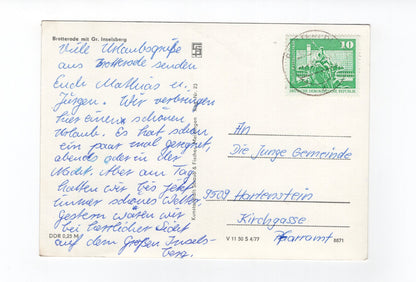 Ansichtskarte Brotterode mit Großem Inselsberg