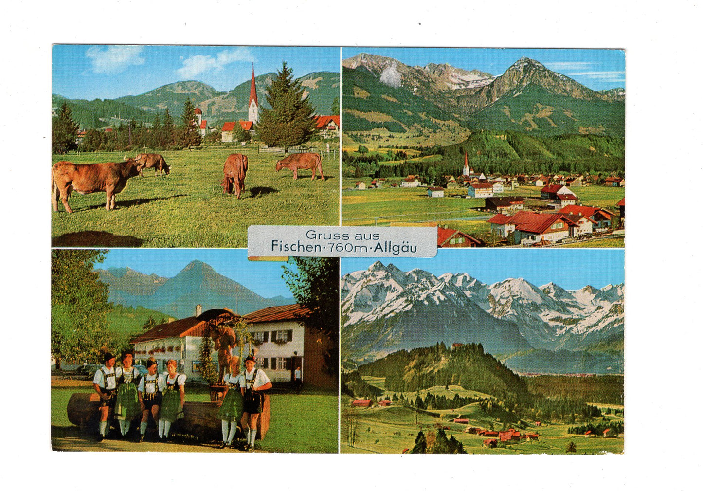 Ansichtskarte Gruß aus Fischen / Allgäu / I1-61
