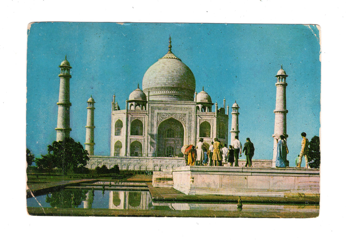 Ansichtskarte Taj Mahal / Agra / Indien