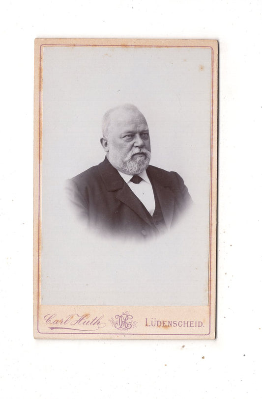 Fotografie Herrenportrait - Lüdenscheid 1890er