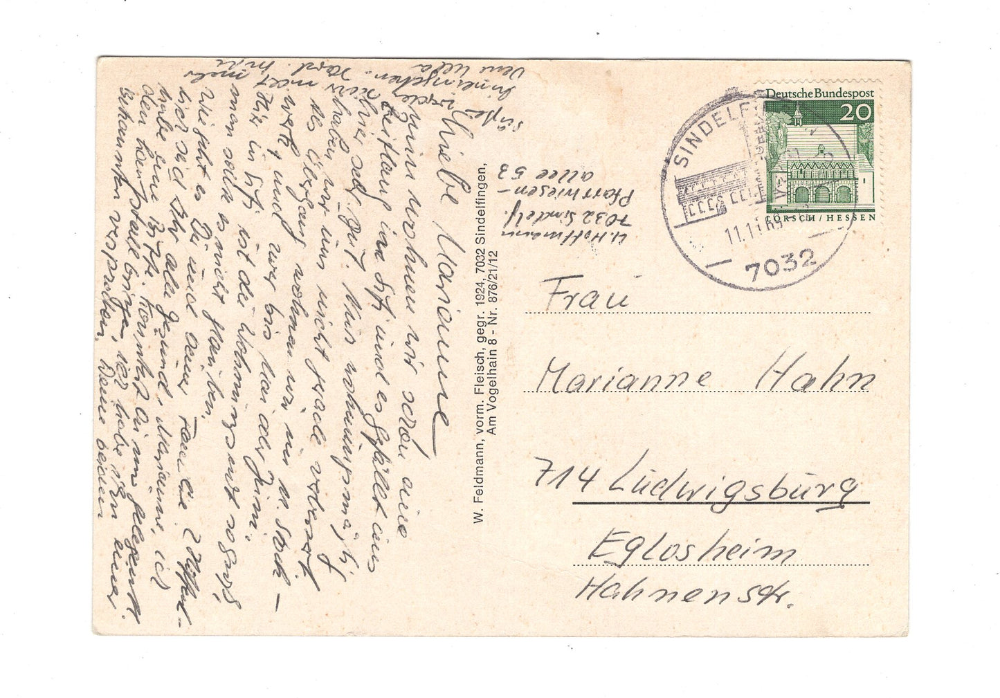 Ansichtskarte Sindelfingen / Württemberg