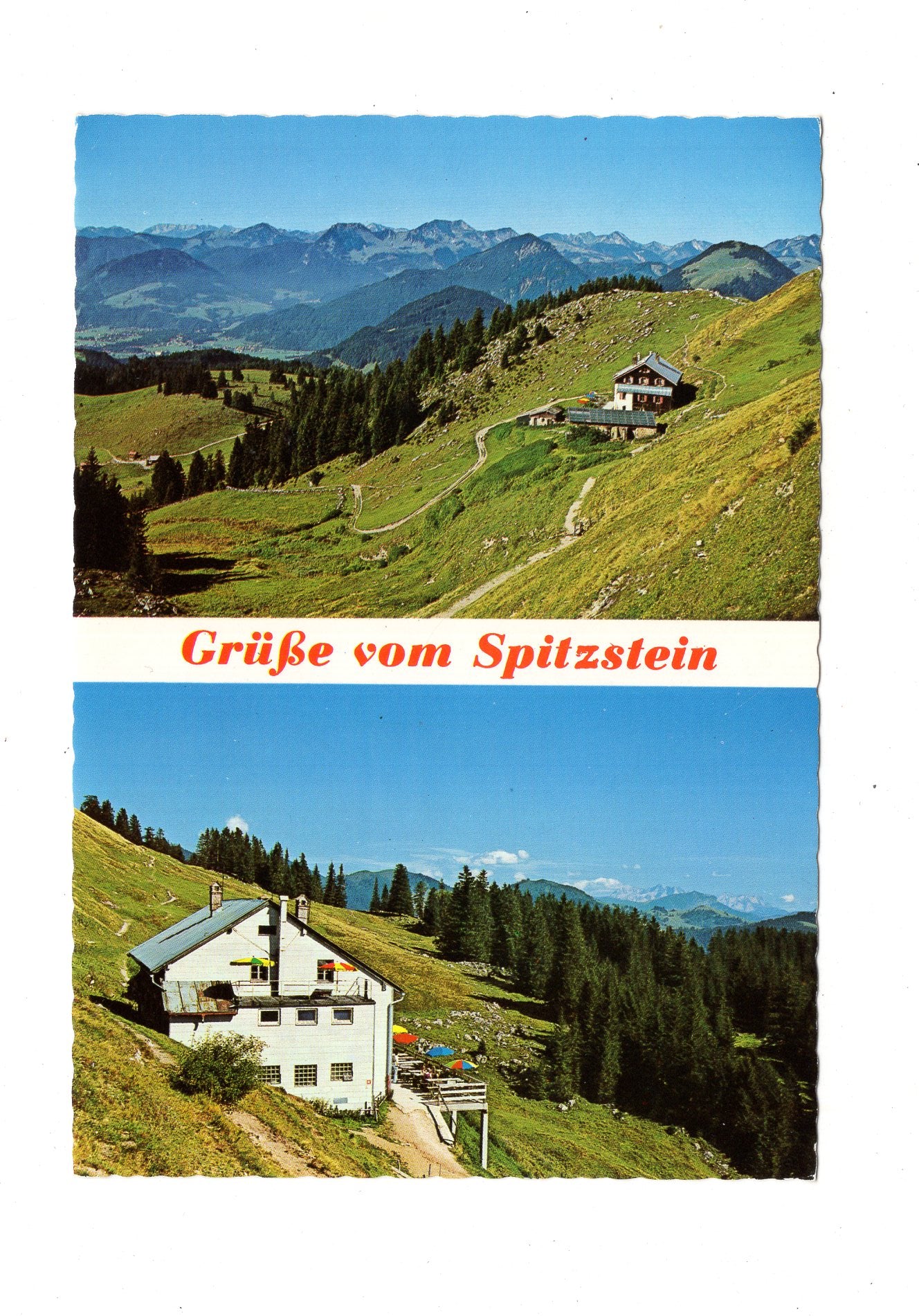 Ansichtskarte Spitzstein / DAV Spitzsteinhaus / Erl / Tirol / Österreich