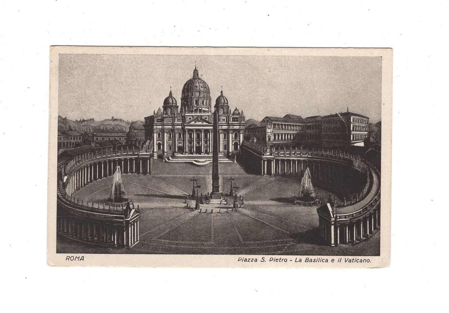 Ansichtskarte Roma Rom / Piazza S. Petro / Vaticano / Italien / N1-55