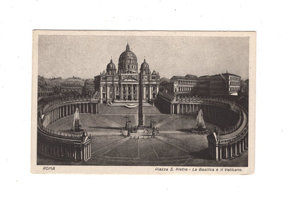 Ansichtskarte Roma Rom / Piazza S. Petro / Vaticano / Italien / N1-55