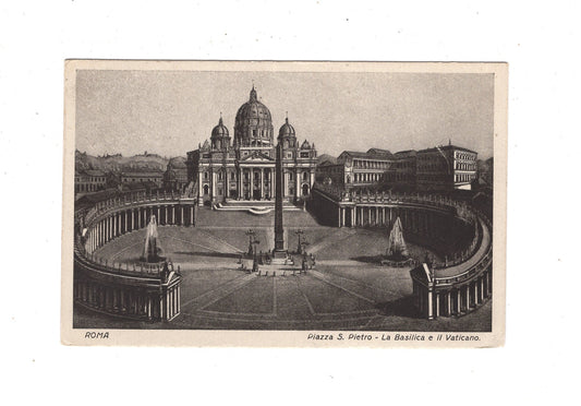 Ansichtskarte Roma Rom / Piazza S. Petro / Vaticano / Italien / N1-55