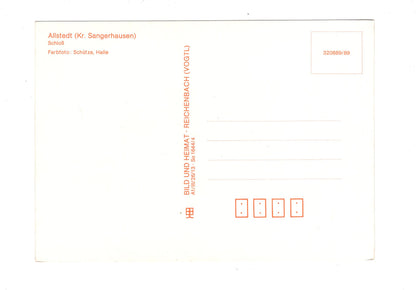 Ansichtskarte Allstedt / Kreis Sangerhausen / Schloss