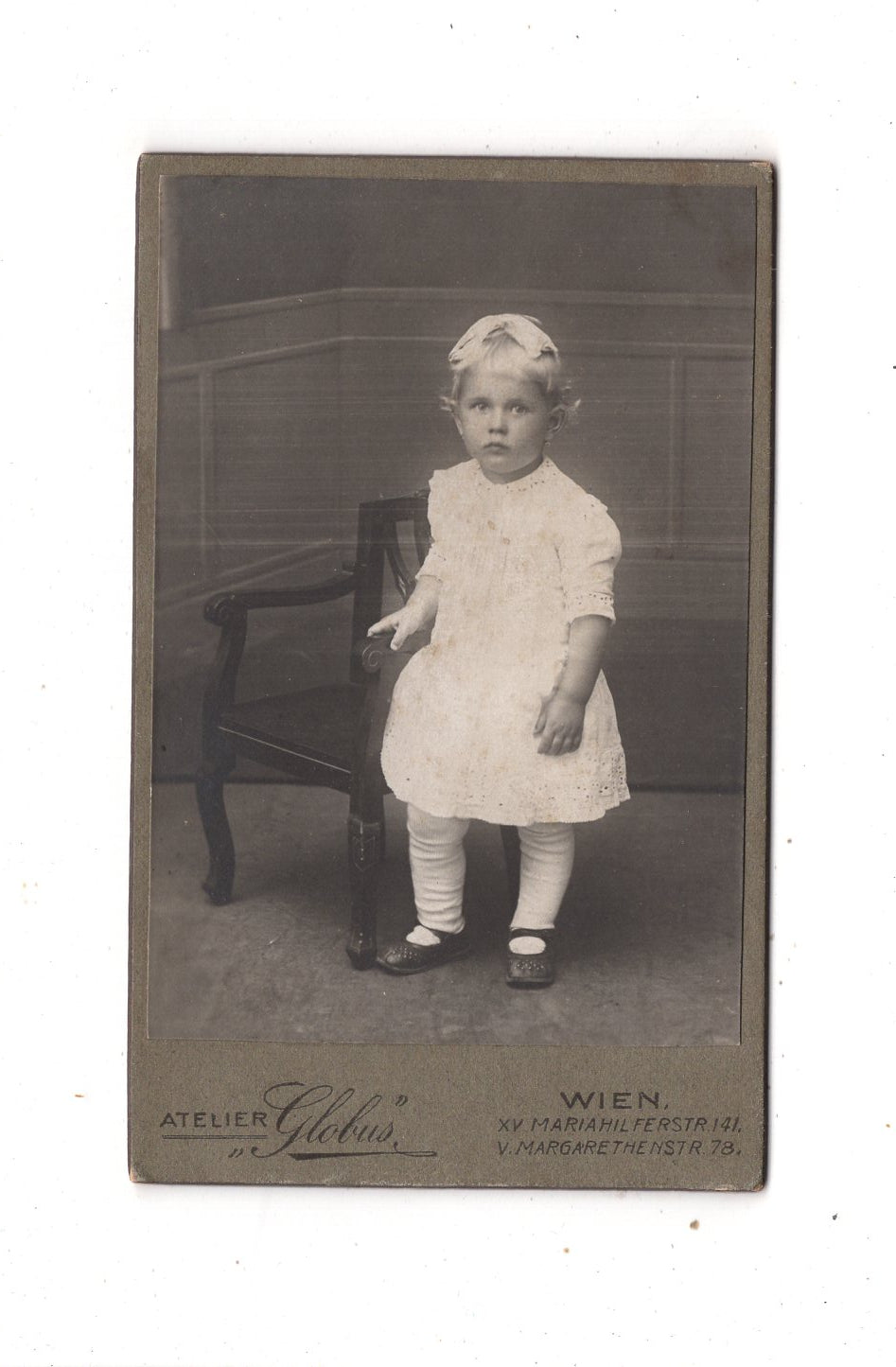 Fotografie Niedliches kleines Mädchen - Wien 1910er