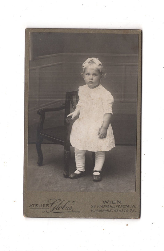 Fotografie Niedliches kleines Mädchen - Wien 1910er