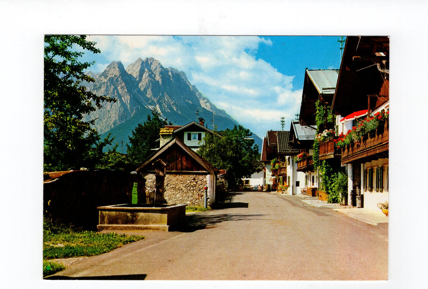 Ansichtskarte Garmisch-Partenkirchen / Frühlingstraße