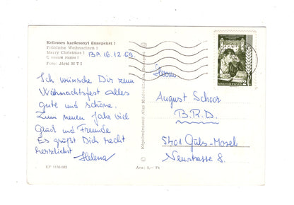 Ansichtskarte Feiertage / Frohe Weihnachten / K1-68