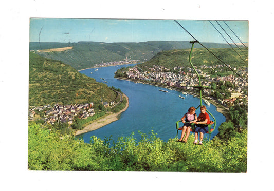 Ansichtskarte Boppard am Rhein / Sesselbahn