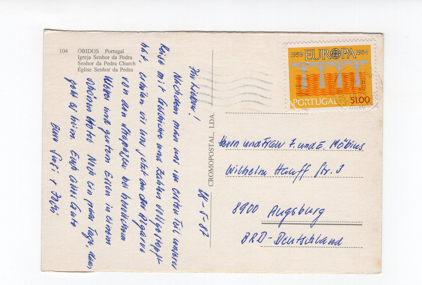 Ansichtskarte Obidos / Igreja Senhor da Pedra / Portugal