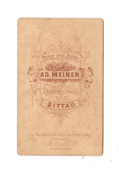 Fotografie Niedlicher kleiner Junge - Zittau 1870er / CDV M1-15