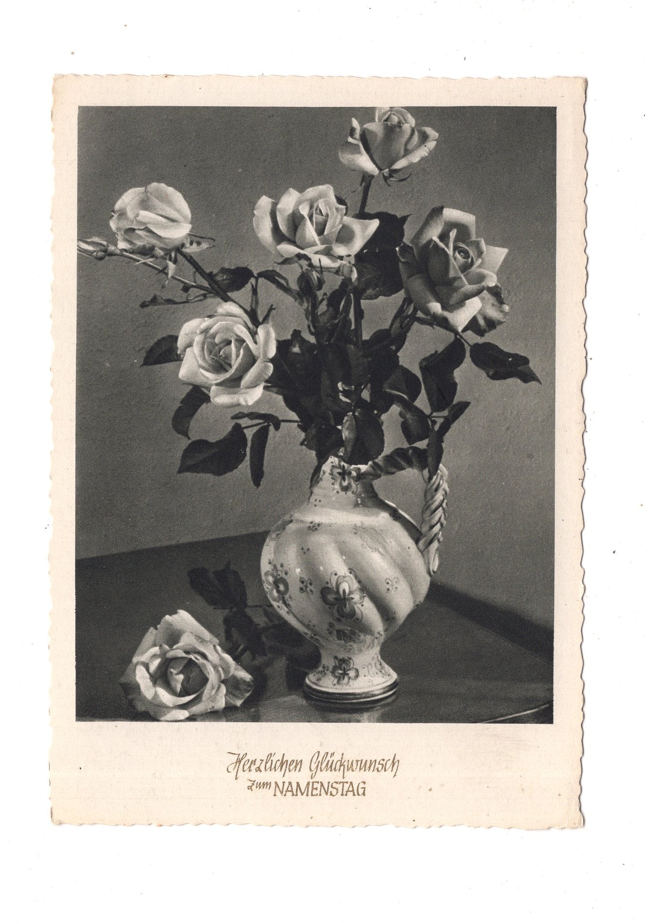 Ansichtskarte Glückwünsche / Glückwunsch zum Namenstag / L1-64