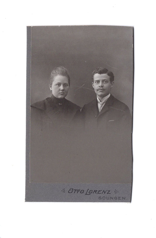 Fotografie Feines Paar - Solingen um 1910
