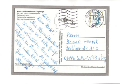 Ansichtskarte Oberwiesenthal / Rund um den Fichtelberg