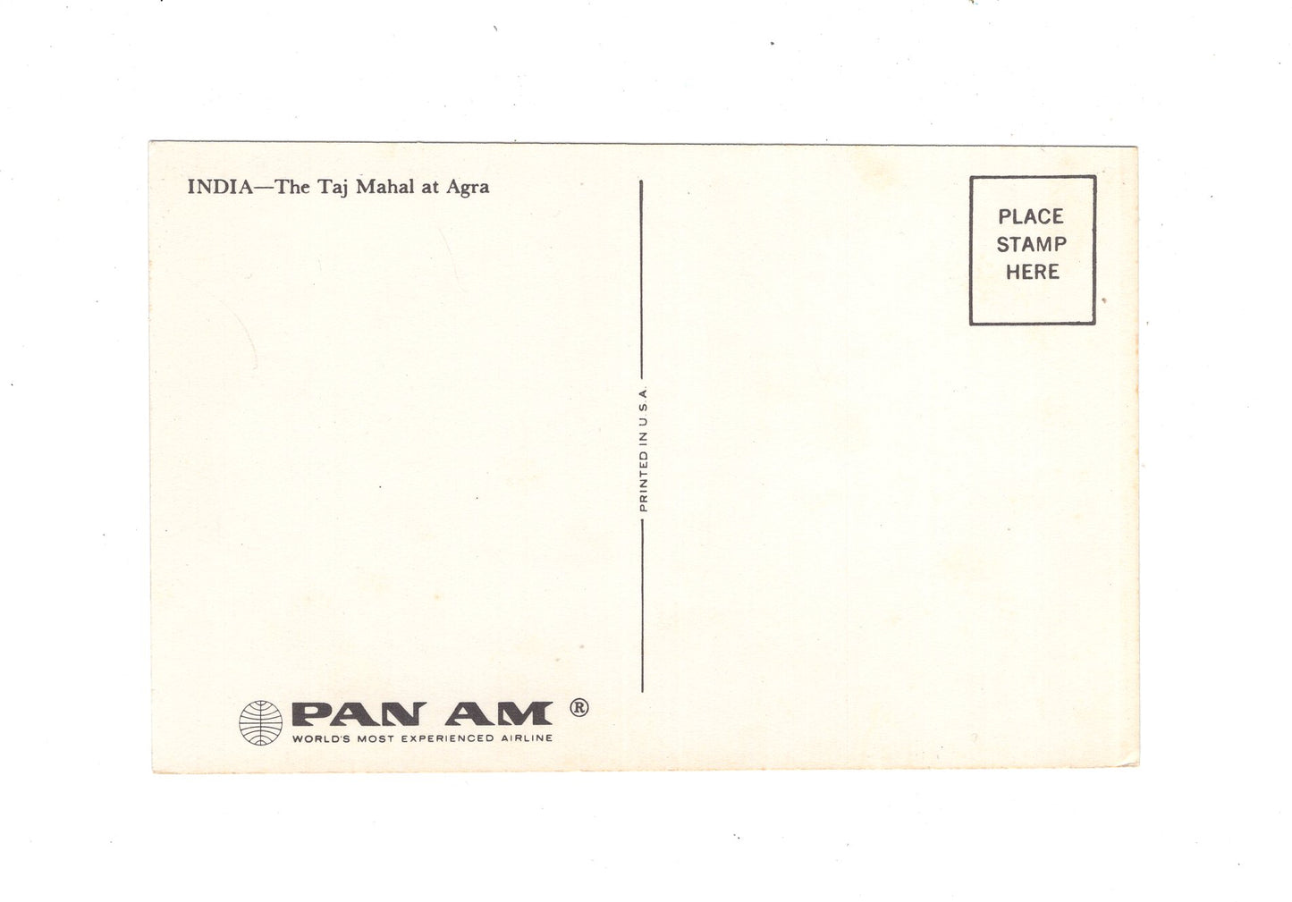 Ansichtskarte Taj Mahal / Agra / Indien