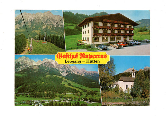 Ansichtskarte Gasthof Rupertus / Leogang-Hütten / Salzburger Land / Österreich