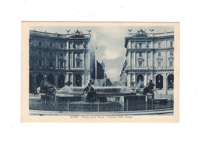 Ansichtskarte Roma Rom / Piazza delle Terme / Italien / N1-55